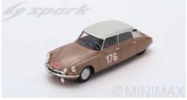 Citroen  - ID 19 1959 brown/white - 1:43 - Spark - S5530 - spaS5530 | The Diecast Company