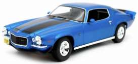 Chevrolet  - Camaro Z/28 1971 blue/black - 1:18 - Maisto - 31131 - mai31131 | The Diecast Company