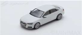 Audi  - A4 2016 white - 1:43 - Spark - s8150 - spas8150 | The Diecast Company