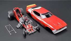 Ford  - Mustang Dragster red/gold - 1:18 - Acme Diecast - 1800700 - acme1800700 | The Diecast Company