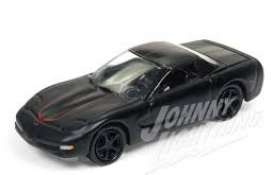 Chevrolet  - Corvette C5 2000 matt black - 1:64 - Johnny Lightning - SF005 - JLSF005C | The Diecast Company