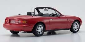 Mazda  - Eunos Roadster red - 1:18 - Kyosho - KSR18031rb - kyoKSR18031rb | The Diecast Company