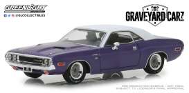 Dodge  - Challenger 1970 purple/white - 1:43 - GreenLight - 86553 - gl86553 | The Diecast Company