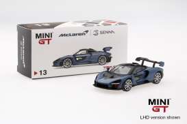 McLaren  - blue - 1:64 - Mini GT - mgt00013R - MGT00013rhd | The Diecast Company