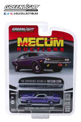 Dodge  - HEMI Challenger 1971 purple - 1:64 - GreenLight - 37170D - gl37170D | The Diecast Company