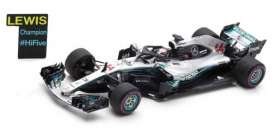 Mercedes Benz Petronas - W09 2018 silver/turquoise - 1:43 - Spark - s6067 - spas6067 | The Diecast Company