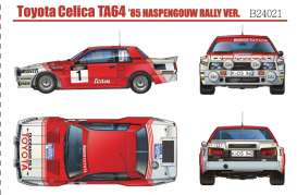 Toyota  - Celica TA64 1985  - 1:24 - Beemax - 24021 - bmx24021 | The Diecast Company