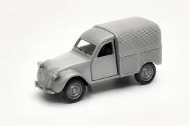 Citroen  - 2CV Fourgonnette grey - 1:34 - Welly - 43760 - welly43769gy | The Diecast Company