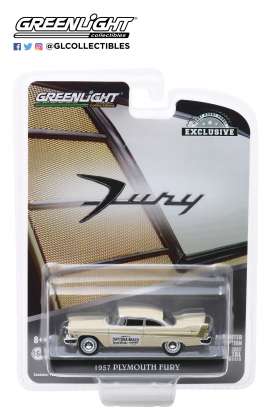 Plymouth  - Fury 1957 beige - 1:64 - GreenLight - 30046 - gl30046 | The Diecast Company