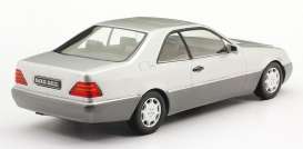 Mercedes Benz  - 600 SEC 1992 silver - 1:18 - KK - Scale - 180342 - kkdc180342 | The Diecast Company