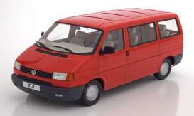 Volkswagen  - T4 Caravelle 1992 red - 1:18 - KK - Scale - 180261 - kkdc180261 | The Diecast Company