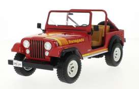 Jeep  - CJ-7 Renegade 1976 red - 1:18 - MCG - 18110 - MCG18110 | The Diecast Company