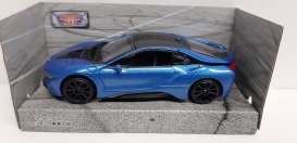 BMW  - i8 coupe 2017 blue - 1:43 - Motor Max - 79701 - mmax79701b | The Diecast Company