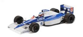Tyrrell  - Ford 018 1990 blue/white - 1:18 - Minichamps - 110900004 - mc110900004 | The Diecast Company