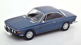 BMW  - 2800 CS 1968 blue - 1:18 - Minichamps - 155028032 - mc155028032 | The Diecast Company