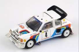 Peugeot  - 205 1986 white/blue/red - 1:43 - Magazine Models - RA205-1986 - magRA205-1986 | The Diecast Company