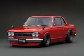 Nissan  - Skyline 2000 GT-R red - 1:12 - Ignition - IG0497 - IG0497 | The Diecast Company