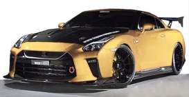 Nissan  - GT-R gold - 1:18 - Ignition - IG1534 - IG1534 | The Diecast Company