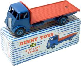 Guy  - Vixen Flat Truck blue/red - 1:43 - Magazine Models - 467705 - magDT4677105 | The Diecast Company