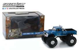 Ford  - F250 Monster Truck 1974 blue - 1:43 - GreenLight - 88011 - gl88011 | The Diecast Company