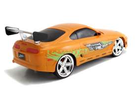 Toyota  - Supra F&F *Radio Control* 1995 orange - 1:24 - Jada Toys - 97602 - jada253203021 | The Diecast Company