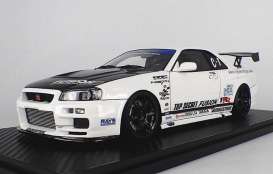 Nissan  - GT-R white - 1:18 - Ignition - IG1477 - IG1477 | The Diecast Company