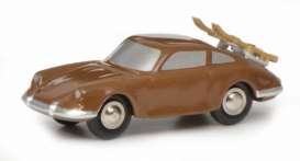 Porsche  - 356 brown - 1:90 - Schuco - 5505 - schuco5505 | The Diecast Company