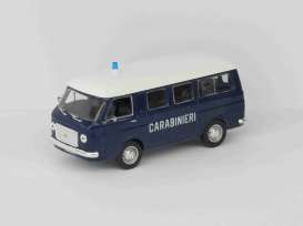 Fiat  - 238 Mini Van white/blue - 1:43 - Magazine Models - Pow011 - MagPow011 | The Diecast Company
