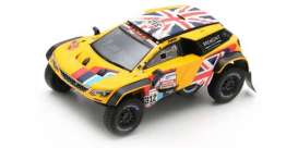 Peugeot  - 3008 DKR 2019 yellow/black - 1:43 - Spark - S5627 - spaS5627 | The Diecast Company