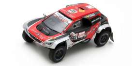 Peugeot  - 3008 DKR 2019 red/black - 1:43 - Spark - S5629 - spaS5629 | The Diecast Company