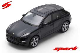 Porsche  - Macan 2019 black - 1:43 - Spark - s7631 - spas7631 | The Diecast Company