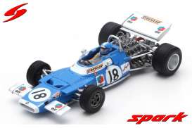 Matra  - Ms80 1969 blue/white - 1:43 - Spark - s7194 - spas7194 | The Diecast Company