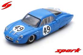Renault  - Alpine M63 1963 blue - 1:43 - Spark - s5483 - spas5483 | The Diecast Company