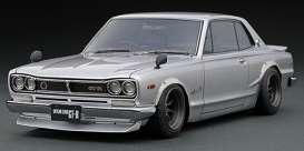 Nissan  - Skyline 2000 GT-R silver - 1:18 - Ignition - IG1786 - IG1786 | The Diecast Company