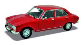 Peugeot  - 504 1974 red - 1:24 - Welly - 24001r - welly24001r | The Diecast Company