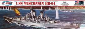 Boats  - USS Wisconsin Battleship  - 1:535 - Atlantis - AMCH463 - AMCH463 | The Diecast Company