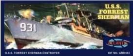 Boats  - USS Forest Sherman Battleship  - 1:319 - Atlantis - AMCH352 - AMCH352 | The Diecast Company