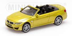 BMW  - M4 2015 yellow - 1:87 - Minichamps - 870027234 - mc870027234 | The Diecast Company