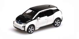 BMW  - I3 2014 white - 1:87 - Minichamps - 870028104 - mc870028104 | The Diecast Company