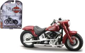 Harley Davidson  - 2000 red - 1:24 - Maisto - 06125 - mai06125 | The Diecast Company