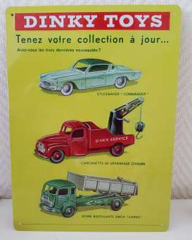Metal Signs  - Dinky Toys various - Magazine Models - magDTplate | The Diecast Company