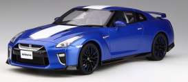 Nissan  - GT-R blue/white - 1:18 - Kyosho - KSR18044BL - kyoKSR18044BL | The Diecast Company