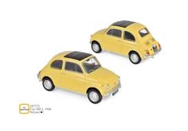 yellow 1/18 NOREV 187772 Fiat 500 L 1971