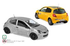 Renault  - Clio 2007 yellow - 1:18 - Norev - 185236 - nor185236 | The Diecast Company