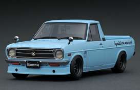 Nissan  - Sunny Truck Long B121 light blue - 1:18 - Ignition - IG1439 - IG1439 | The Diecast Company