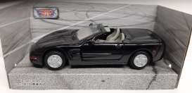 Chevrolet  - Corvette convertible 1998 black - 1:43 - Motor Max - 4001 - mmax4001 | The Diecast Company