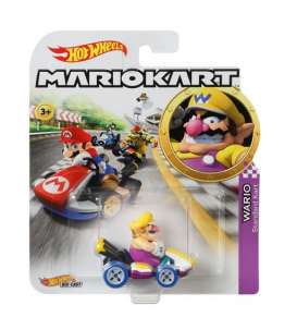 Mario Kart  - Wario Standard 2019  - 1:64 - Hotwheels - GBG32 - hwmvGBG32 | The Diecast Company