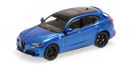 Alfa Romeo  - Stelvio blue - 1:87 - Minichamps - 870120202 - mc870120202 | The Diecast Company