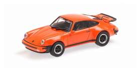 Porsche  - 911 Turbo 1977 orange - 1:87 - Minichamps - 870066104 - mc870066104 | The Diecast Company