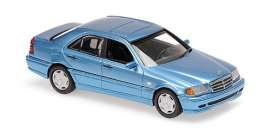 Mercedes Benz  - C-Class 1997 blue - 1:43 - Maxichamps - 940037060 - mc940037060 | The Diecast Company